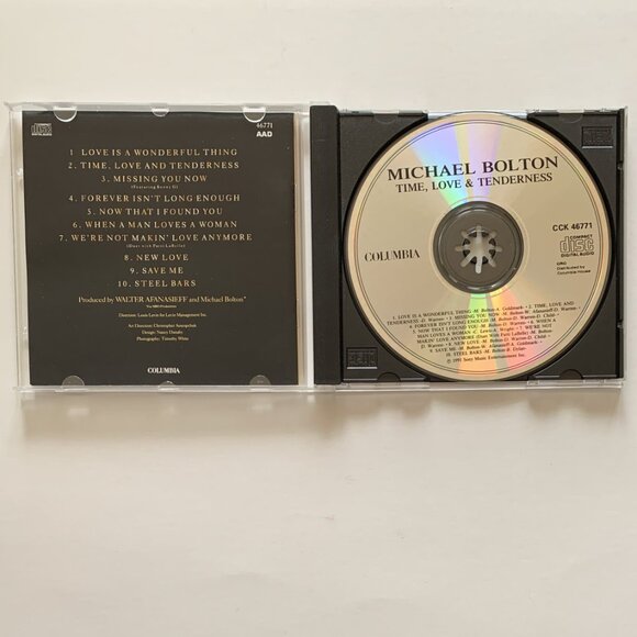 Michael Bolton - Time, Love & Tenderness (CD, 1991, Columbia) - Picture 3 of 5